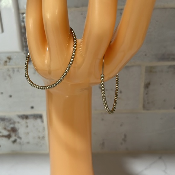 Beaded Hoop Earrings - Picture 6 of 6